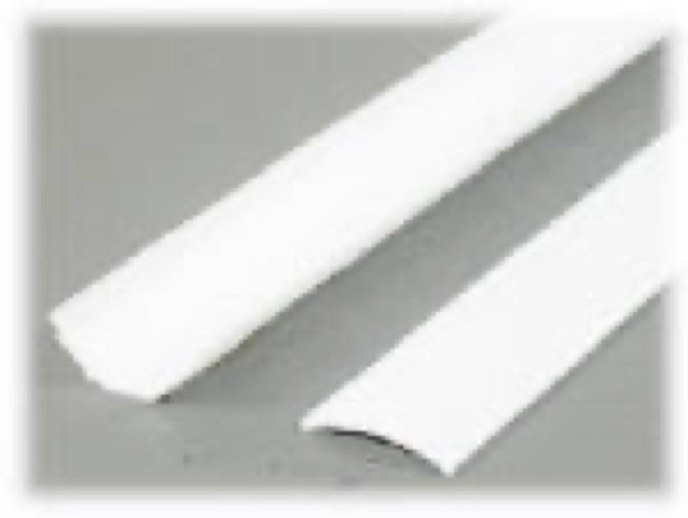 5" WHT Plas Cord Hider