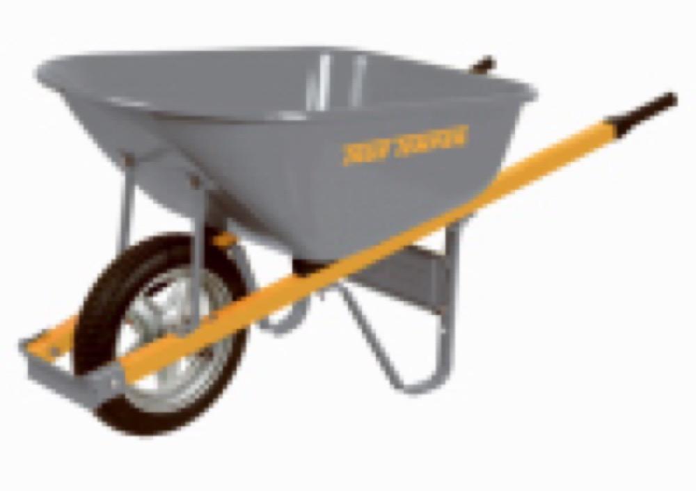 6CUFT STL Wheelbarrow