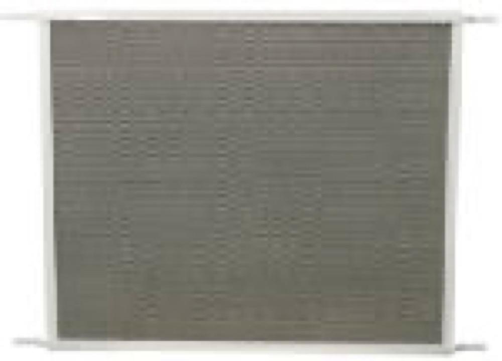 36" WHT Slide DR Grill