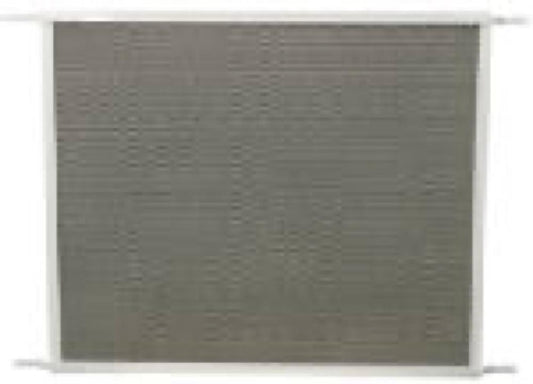 36" WHT Slide DR Grill