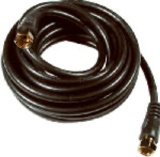 12' BLK RG6 Coax Cable