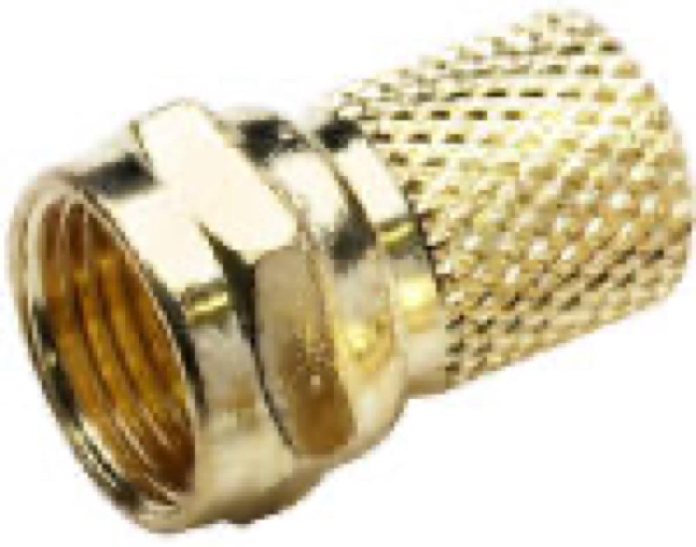 10PK RG6Twist Connector