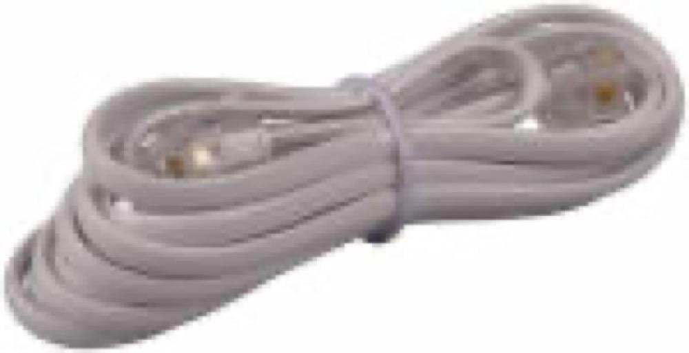 7' WHT Mod Phone Cord