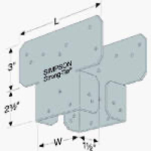 G185 4x Post Cap Z-Max