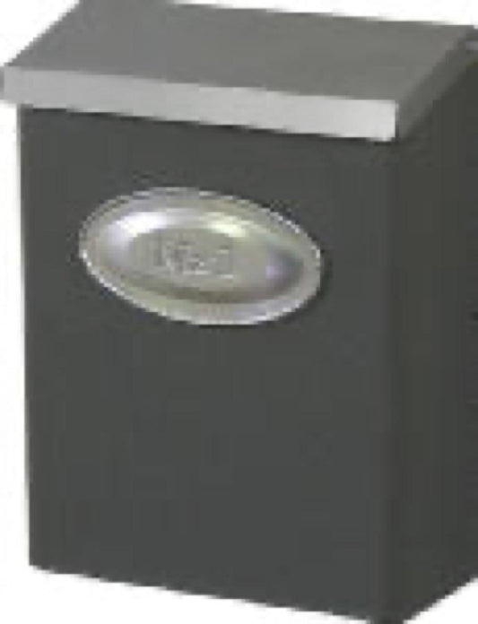 MED BRZ Wall Mailbox