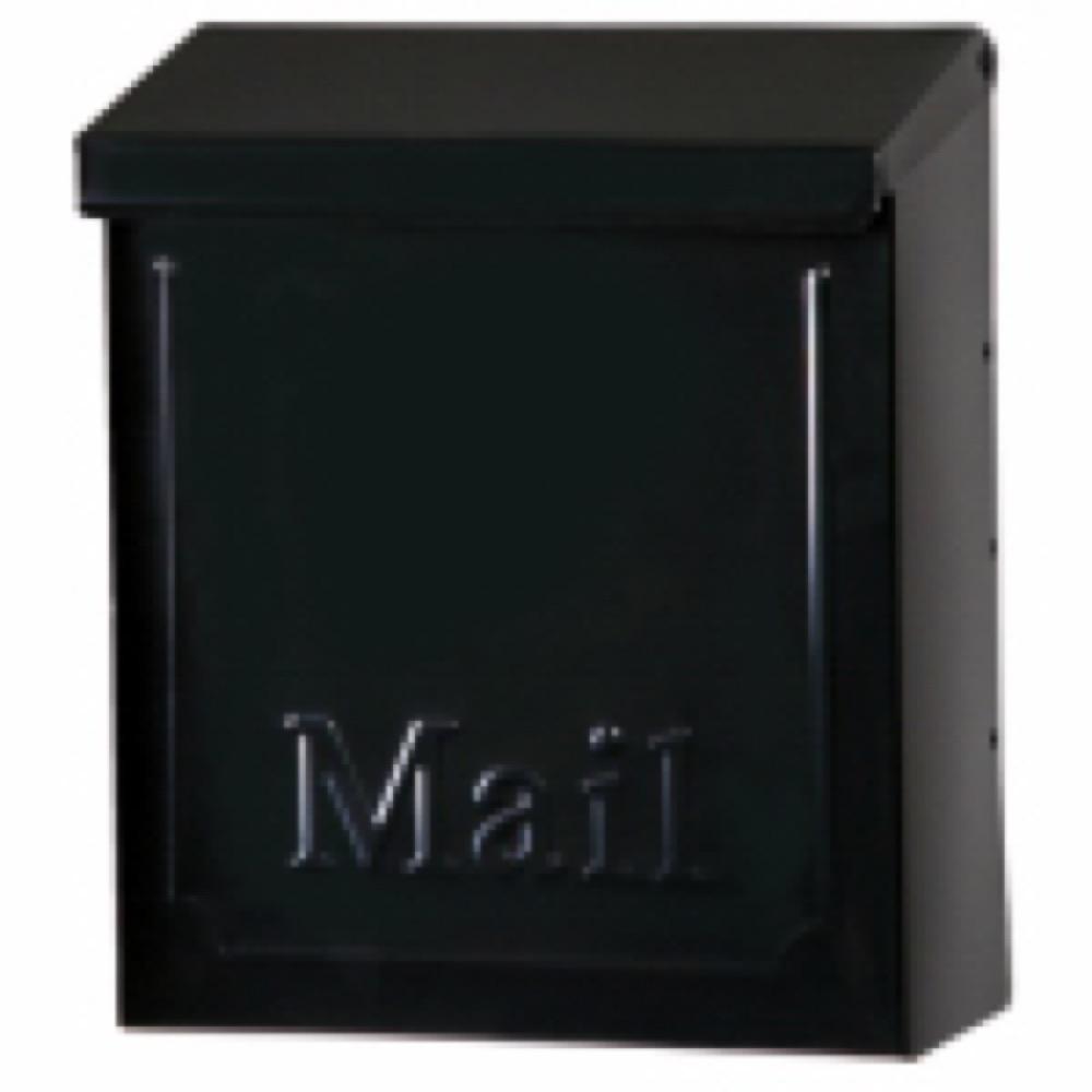 BLK STL Vert Mailbox