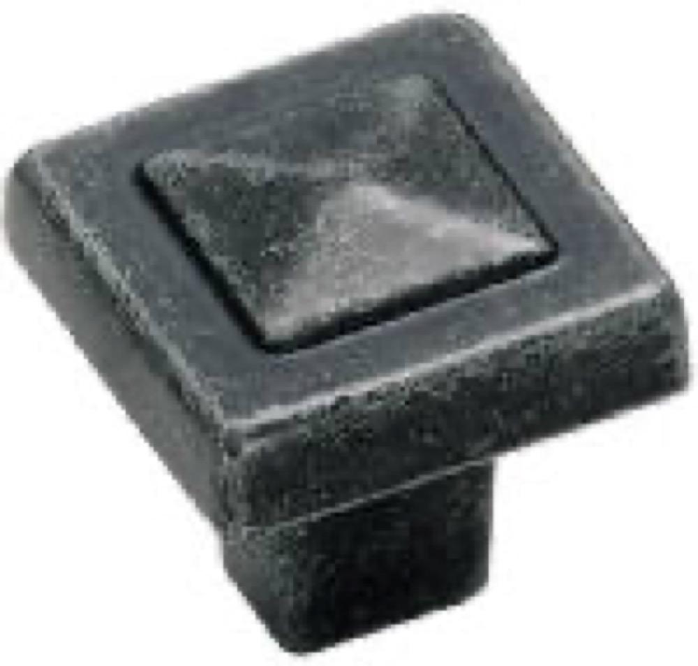 1-1/8" WI Pyramid Knob