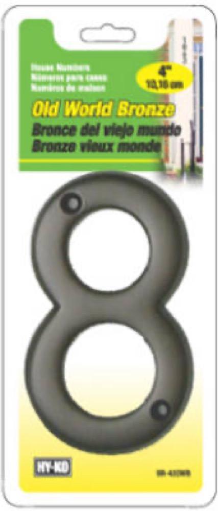 4"BRZ OldWorld Number 8