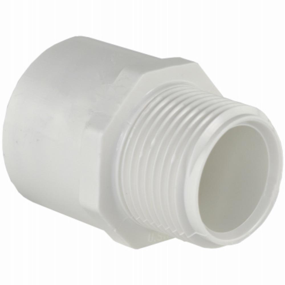 4" WHT Male Adapter