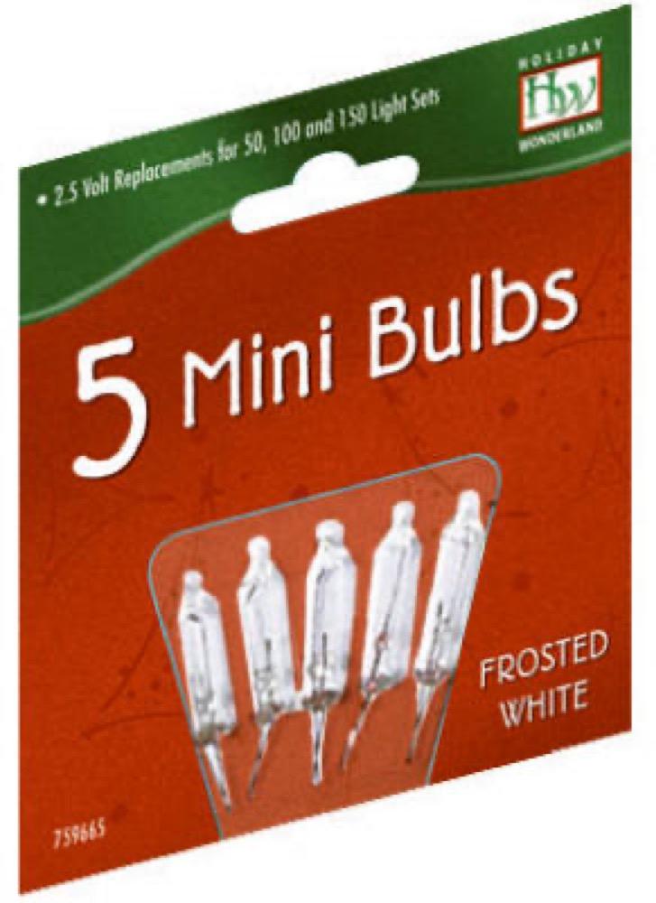 HW5PK 2.5VWHT Fros Bulb