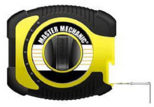 MM 3/8"x100" Rule Tape
