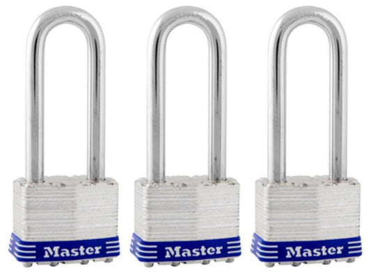 3PK 1-3/4" Padlock
