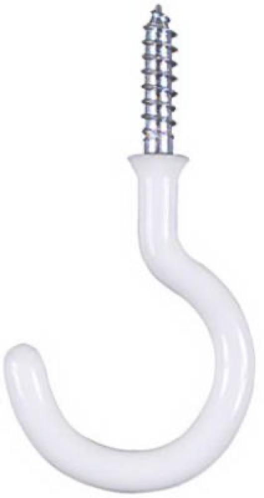 50PK 3/4" WHT Cup Hook