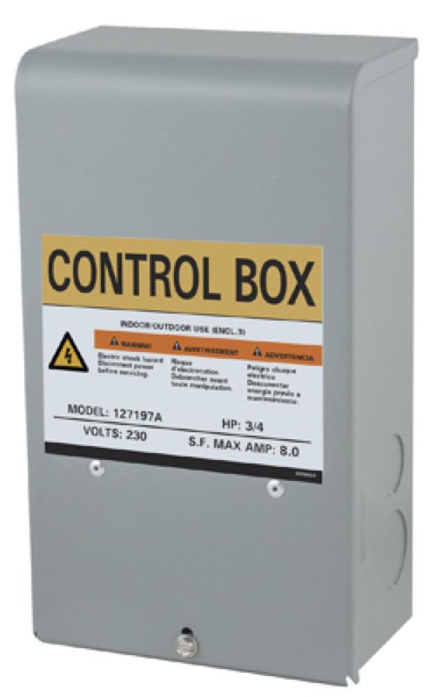 1/2 HP 230V Control Box