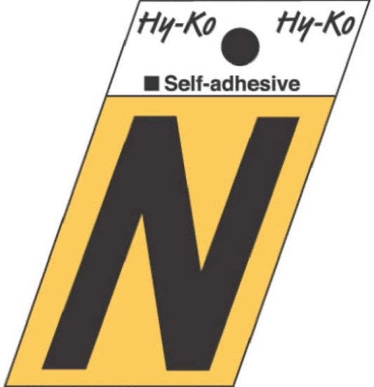 1-1/2"ALU Adhes LetterN