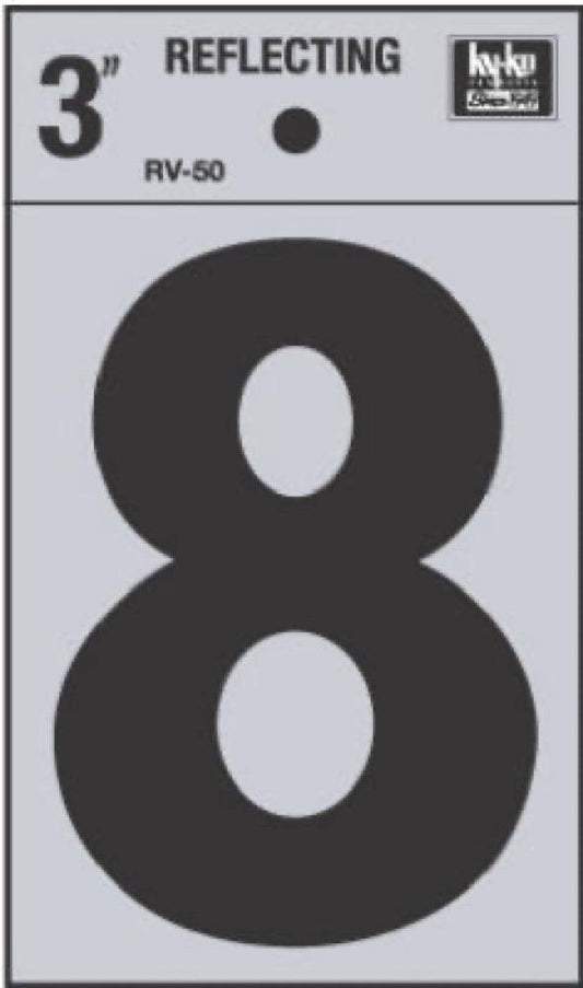 3" Refl Vinyl Number 8