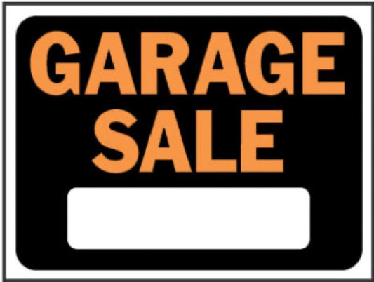 9x12 Garage Sale Sign