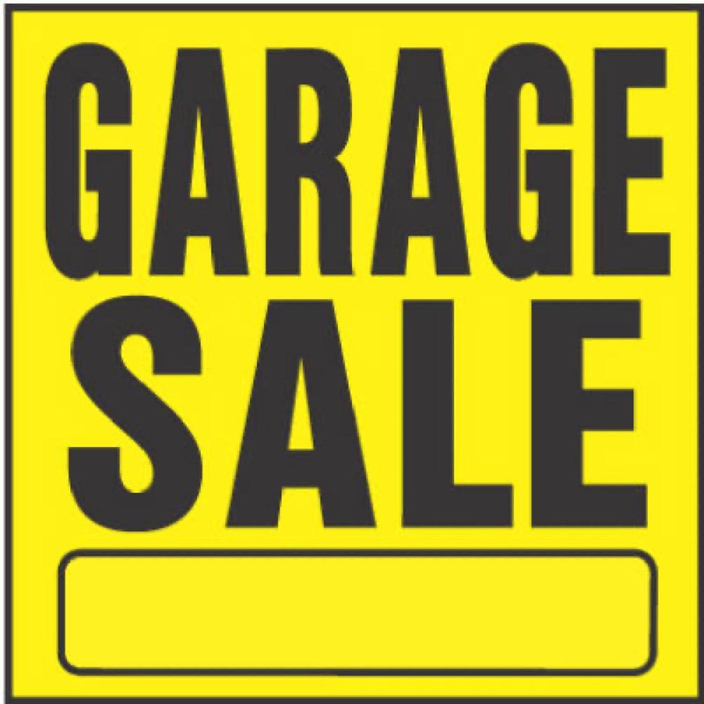 11x11 Garage Sale Sign
