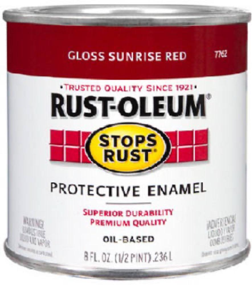 1/2PT RED Stops Rust