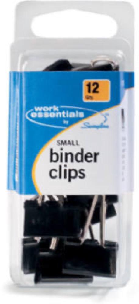 12PK Small Binder Clips