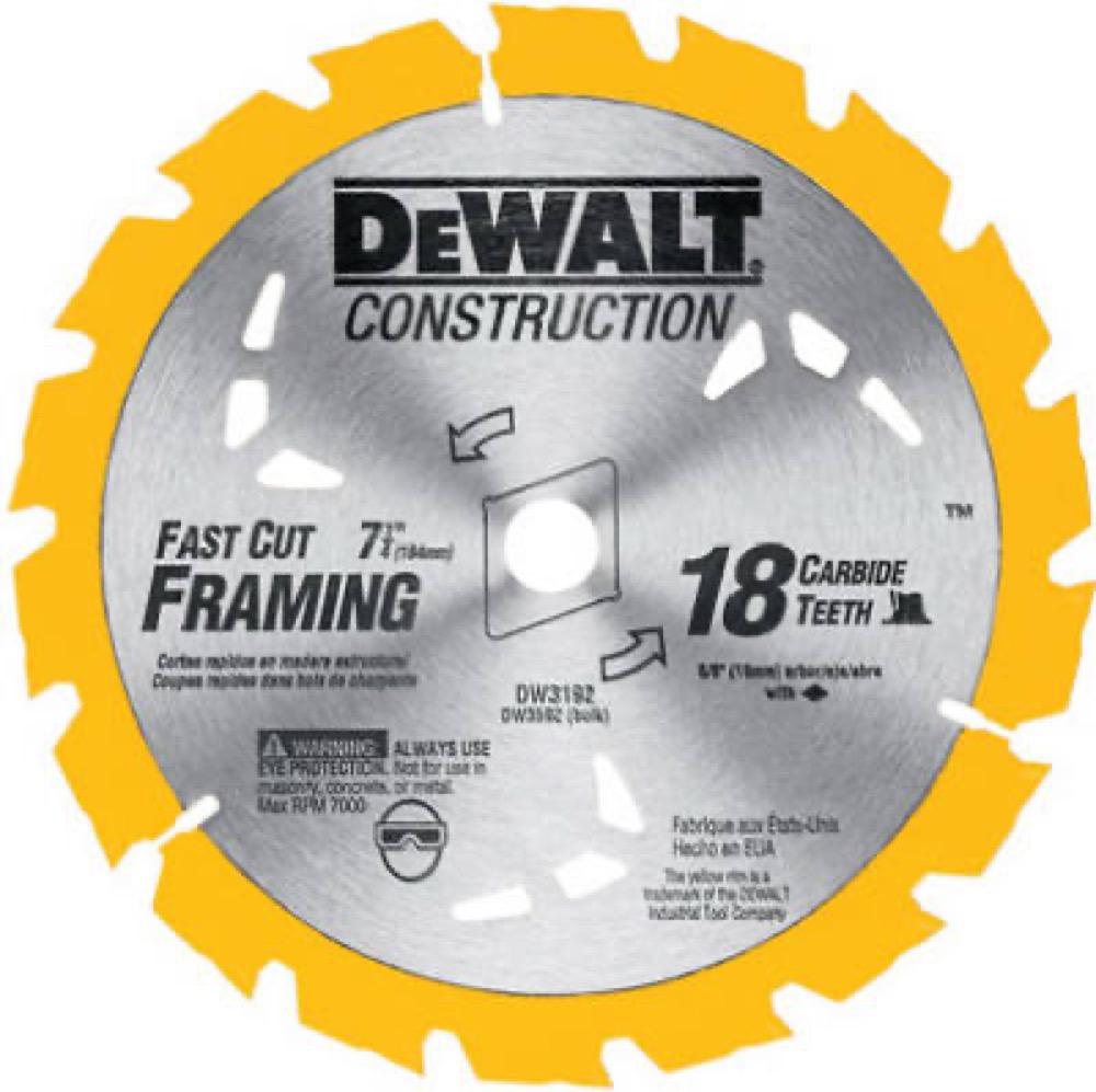 7-1/4" 18T Carb Blade