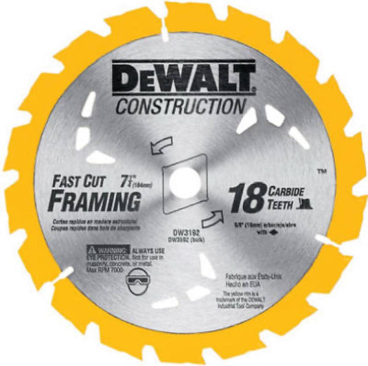 7-1/4" 18T Carb Blade