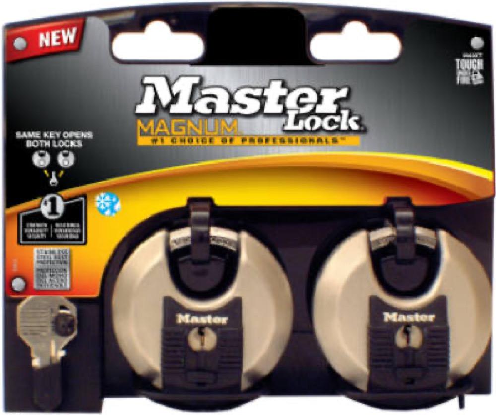 2PK 2-3/4" Disc Padlock
