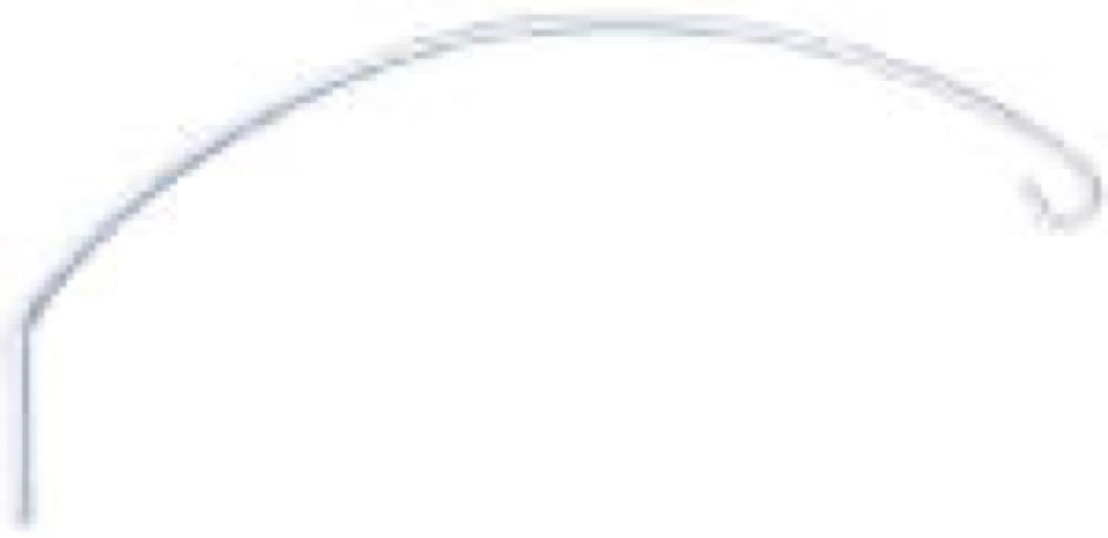 12" WHT Contemp Bracket