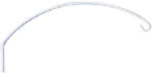 12" WHT Contemp Bracket