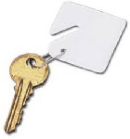 15PK WHT Repl Key Tag