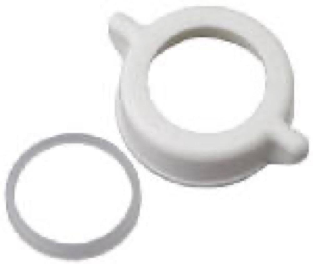 MP WHT Plas Nut/Washer