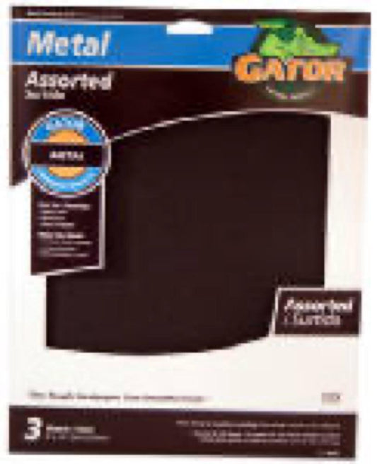 3PK Emery Cloth ASSTD