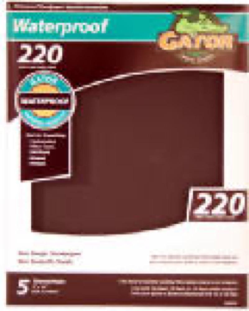 5PK 9x11 220G Sandpaper