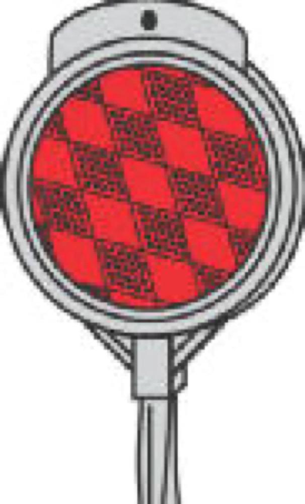 36" RED Driveway Marker