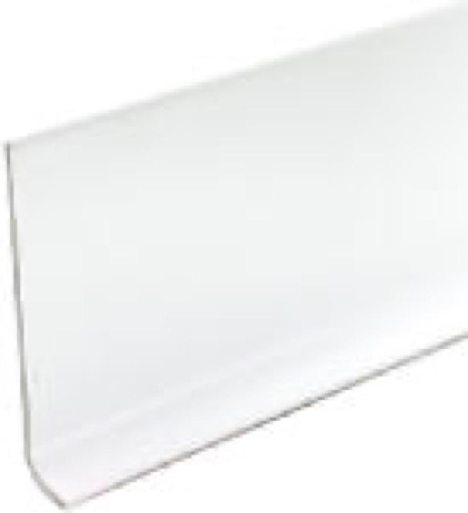 2-1/2"x4' WHT Cove Base
