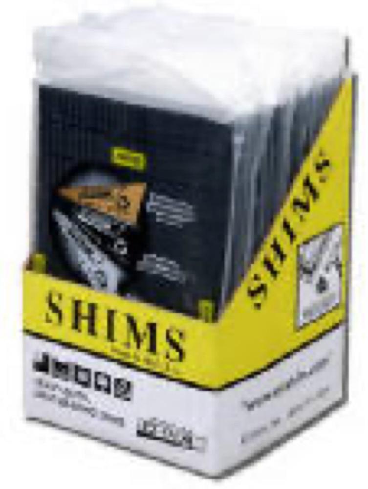 20PK BLK Plastic Shims
