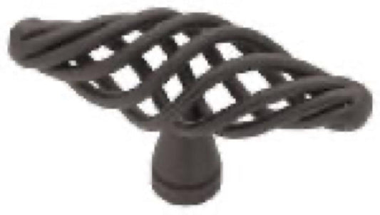 2-1/2"BLK Birdcage Knob