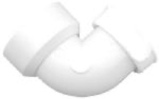 MP WHT Plas 90DEG Elbow