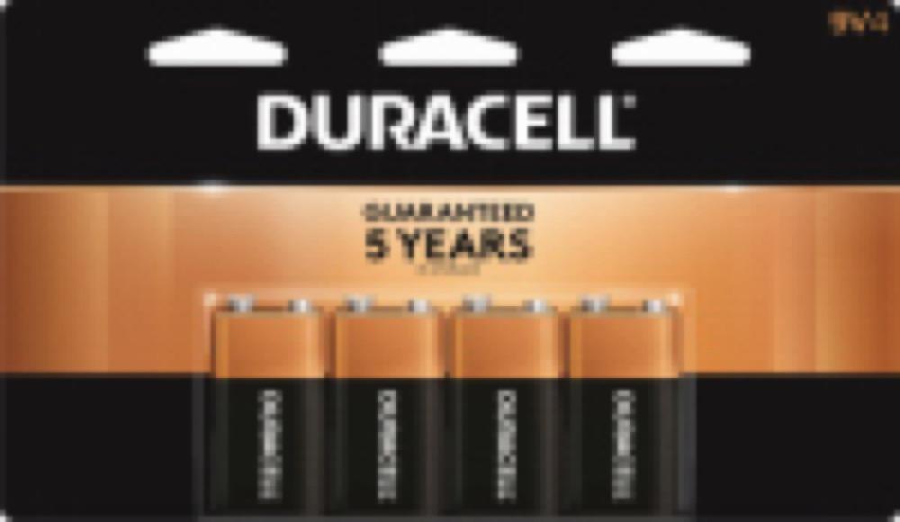 DURA 4PK 9V Alk Battery