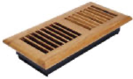 4x12 Oak Louv Register