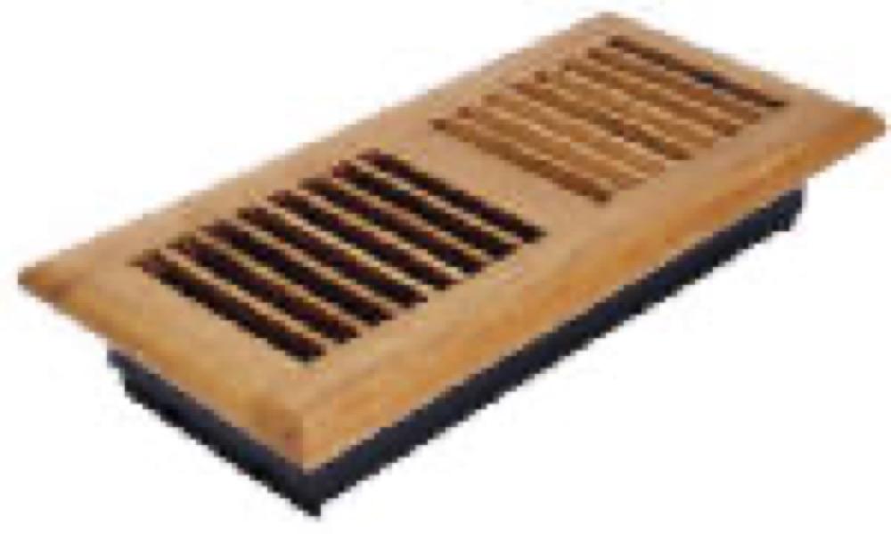 4x10 Oak Louv Register
