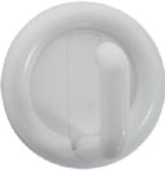 4PK WHT Adhes Util Hook