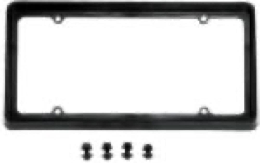 BLK PLAS License Frame