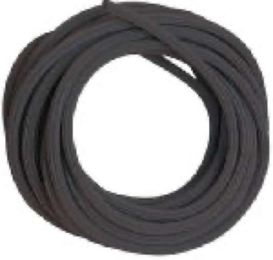 25'.120 1/8" BLK Spline