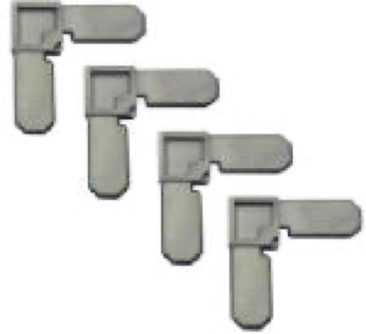 4PK 3/4x5/16 GRY Corner