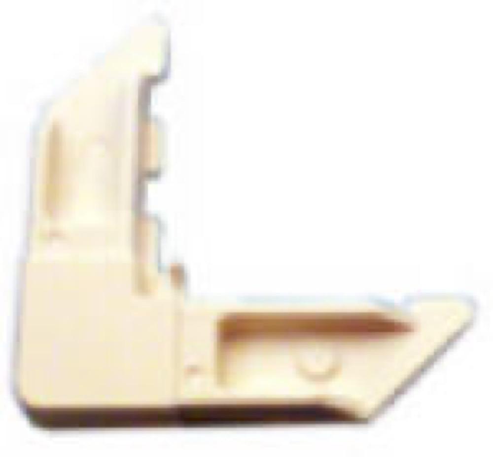 4PK 3/4x5/16 WHT Corner