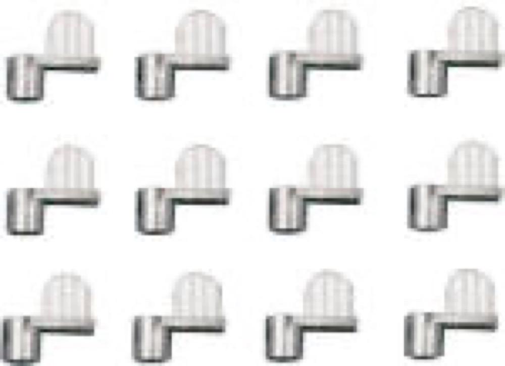 12PK 3/8" Mill Scr Clip