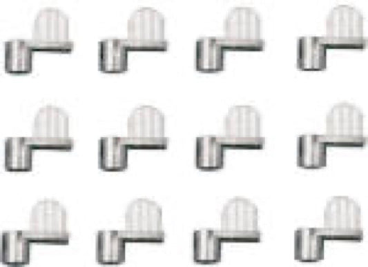 12PK 3/8" Mill Scr Clip