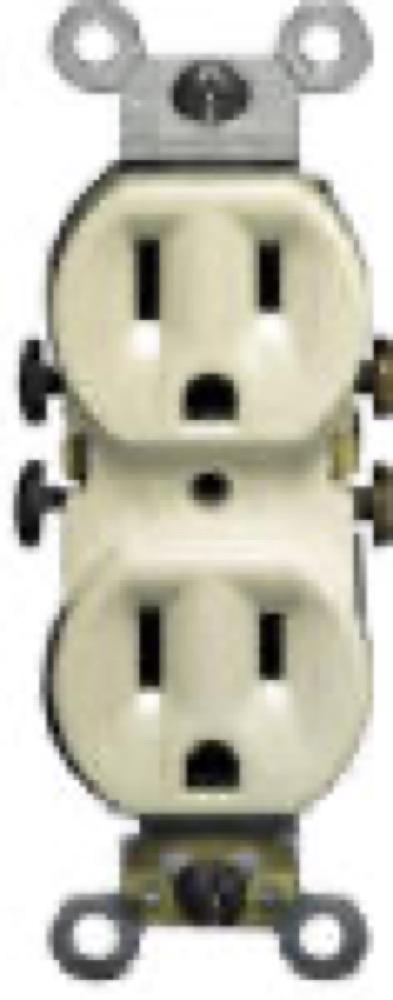 15A IVY DPLX Receptacle