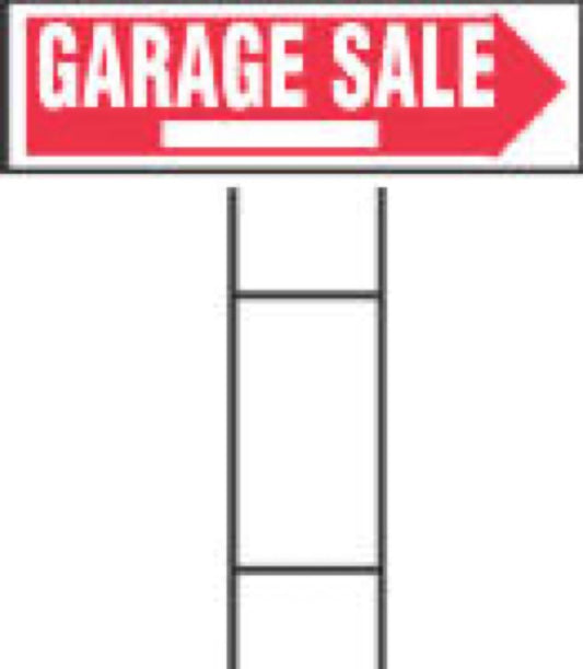 10x24Garage Sale Sign